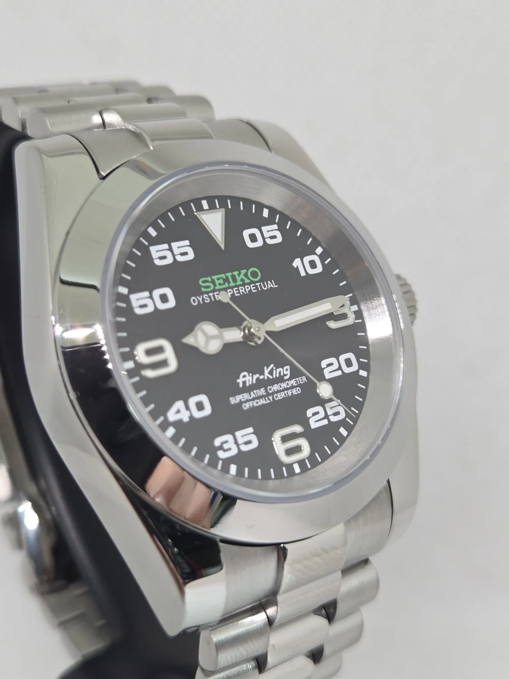 Custom 39mm Automatic Seiko Mod Watch Oyster Perpetual Air-King Watch NH35